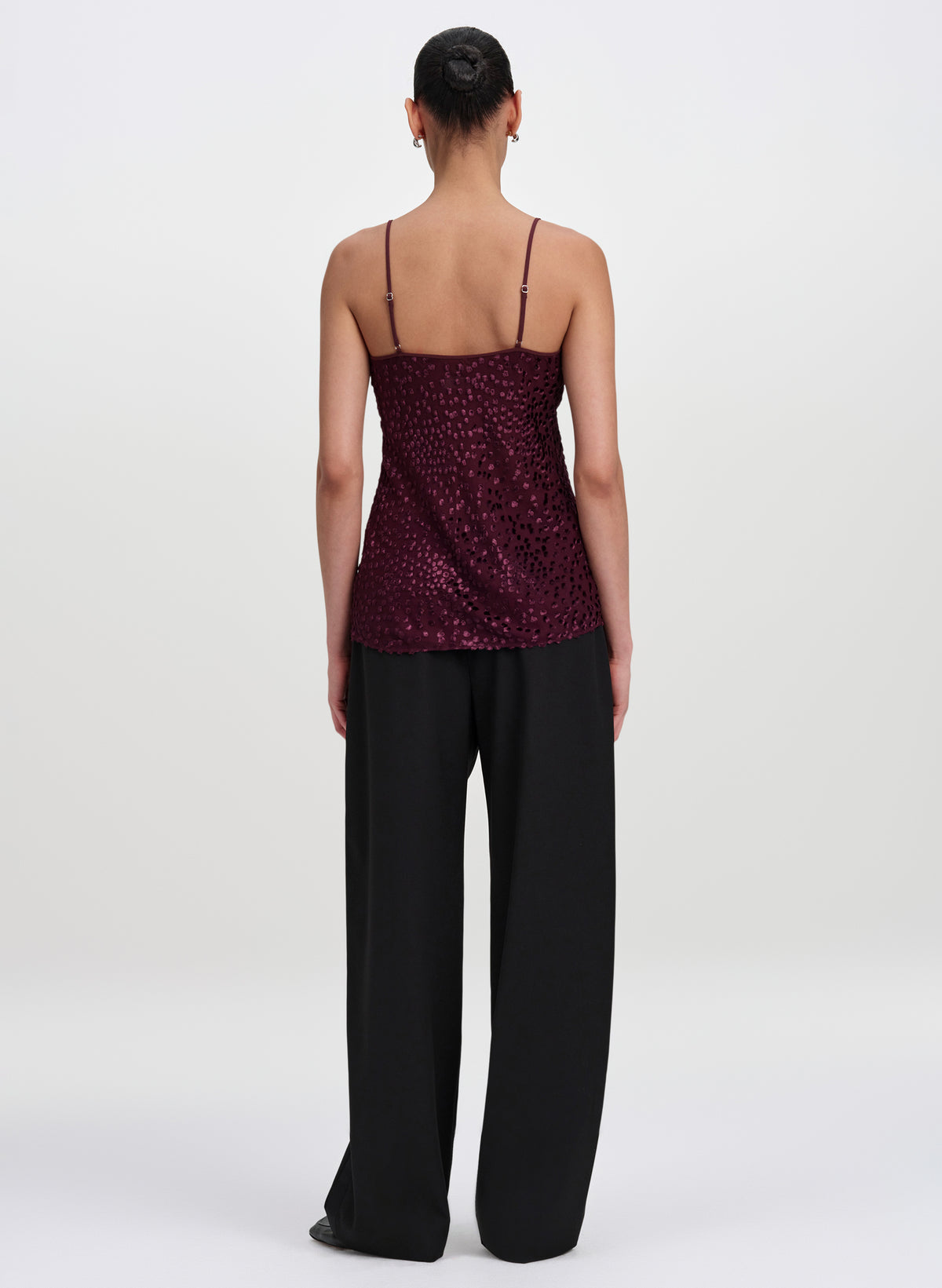 Drew Silk Devoré Camisole Top