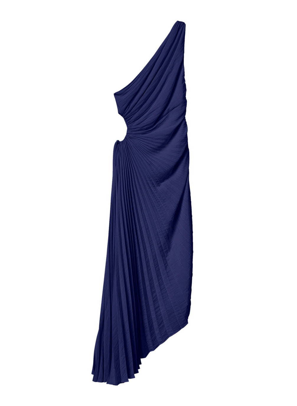 Delfina Satin Pleated Dress