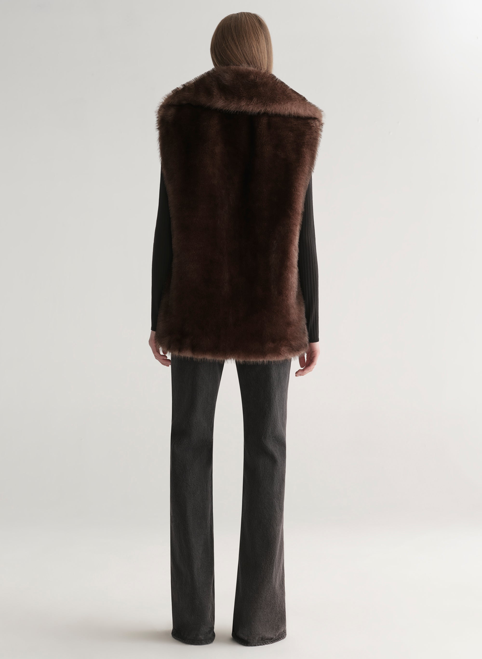 A.L.C. Devon Faux Fur Vest | ALCltd.com
