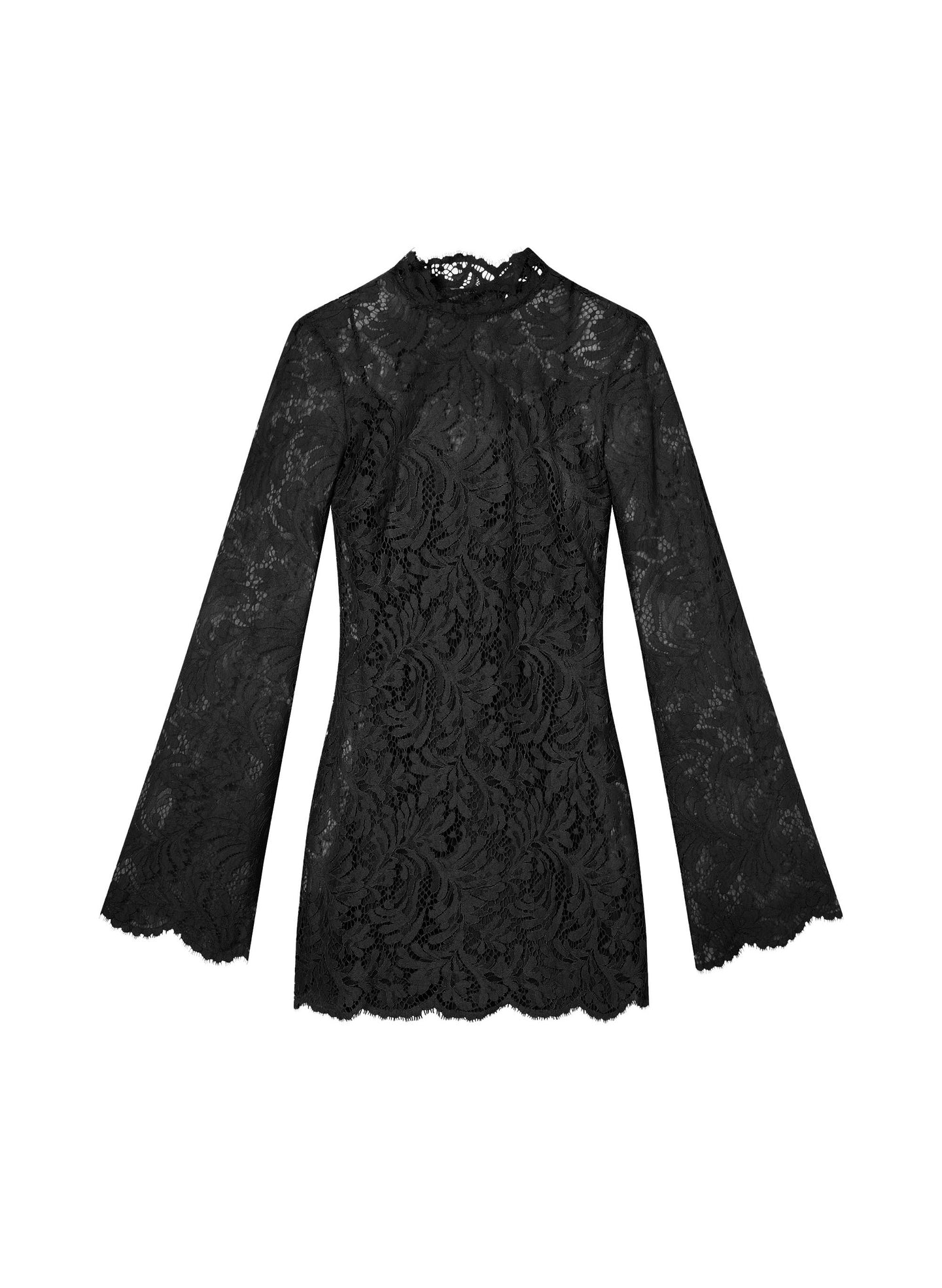 A.L.C. Women's Eden Lace Mini Dress in Black, Size 00 A.L.C. Women's Eden Lace Mini Dress in Black, Size 00