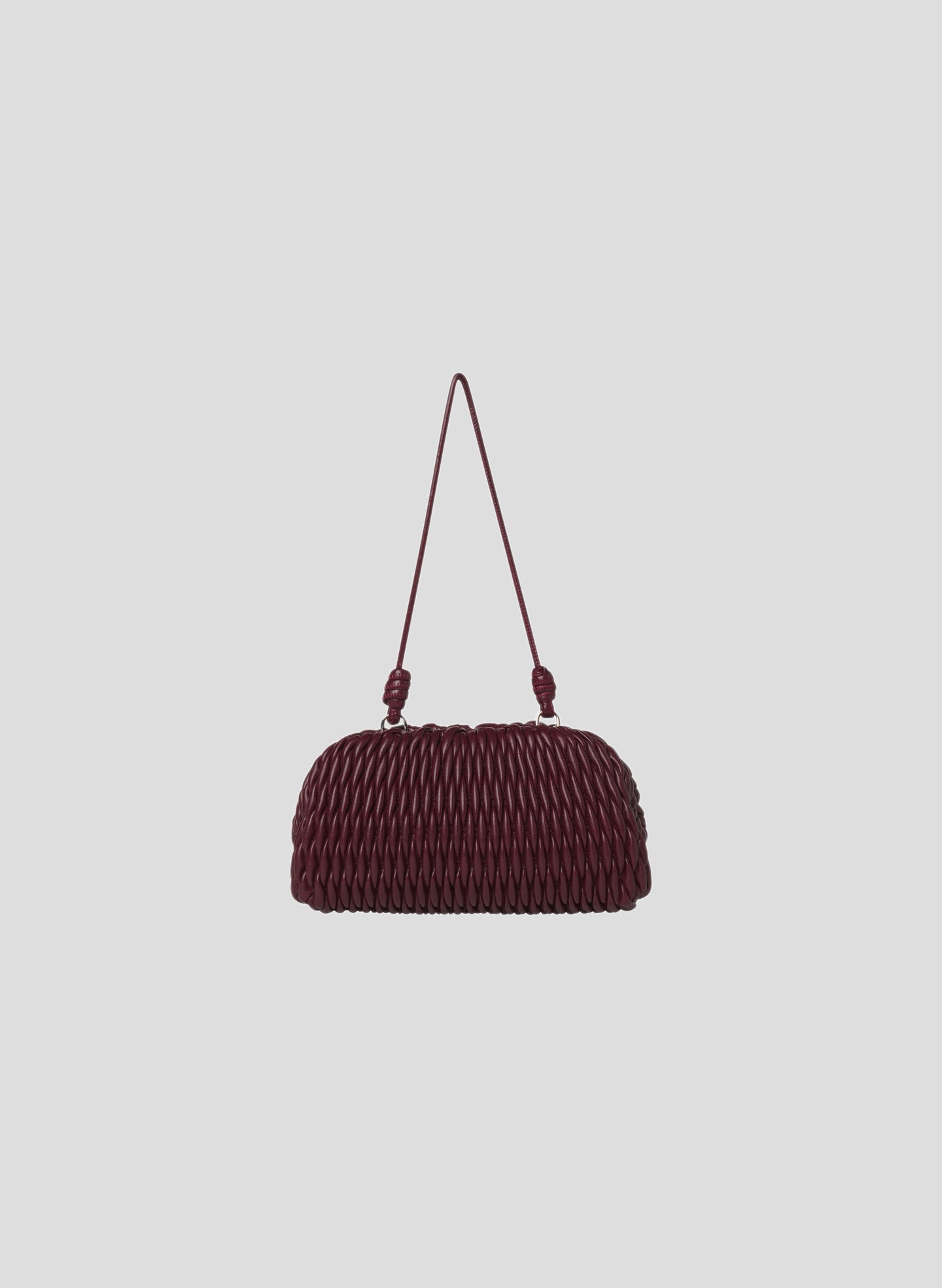 burgundy shoulder bag
