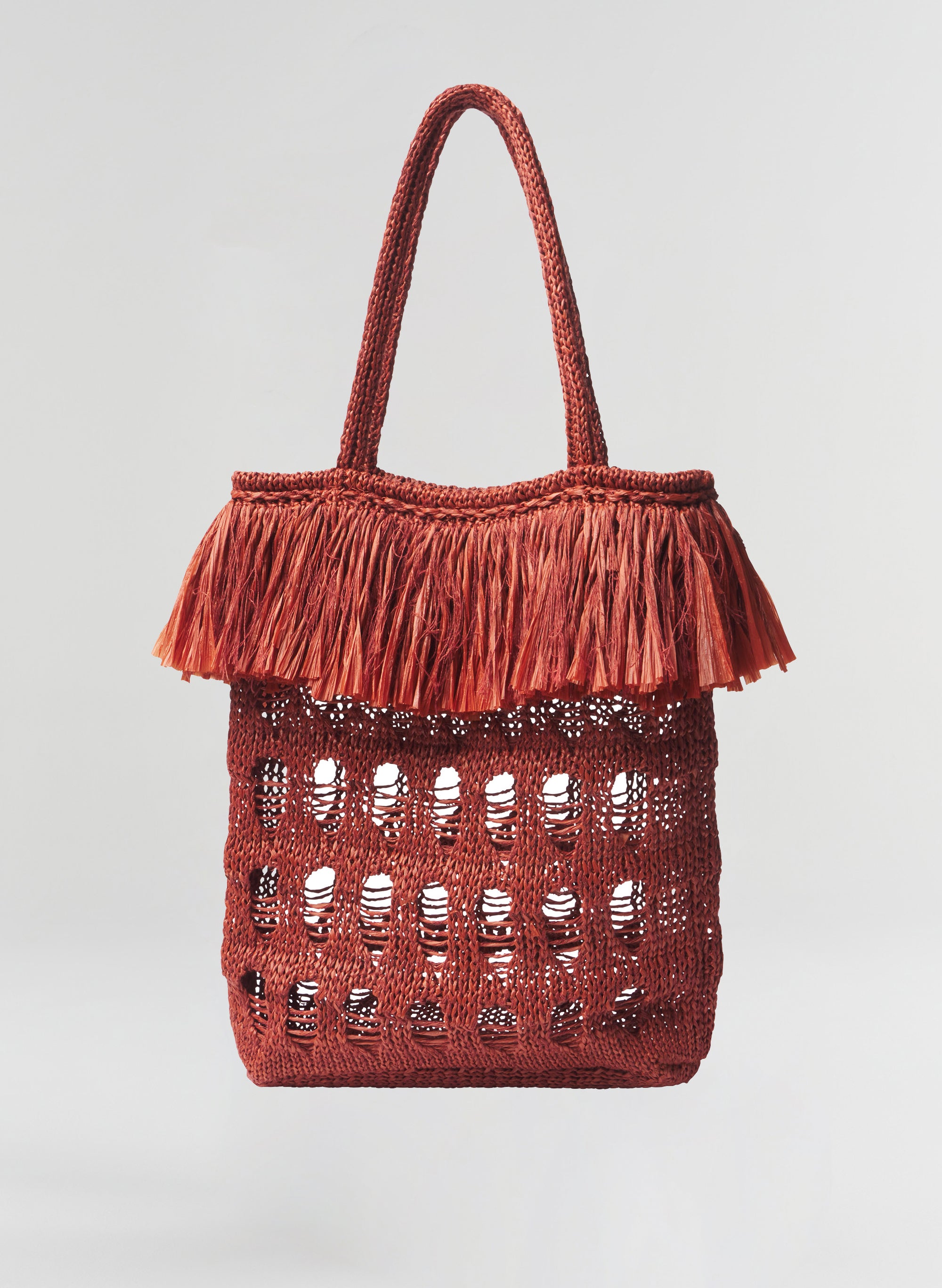 Elise Fringe Raffia Tote | ALC LTD