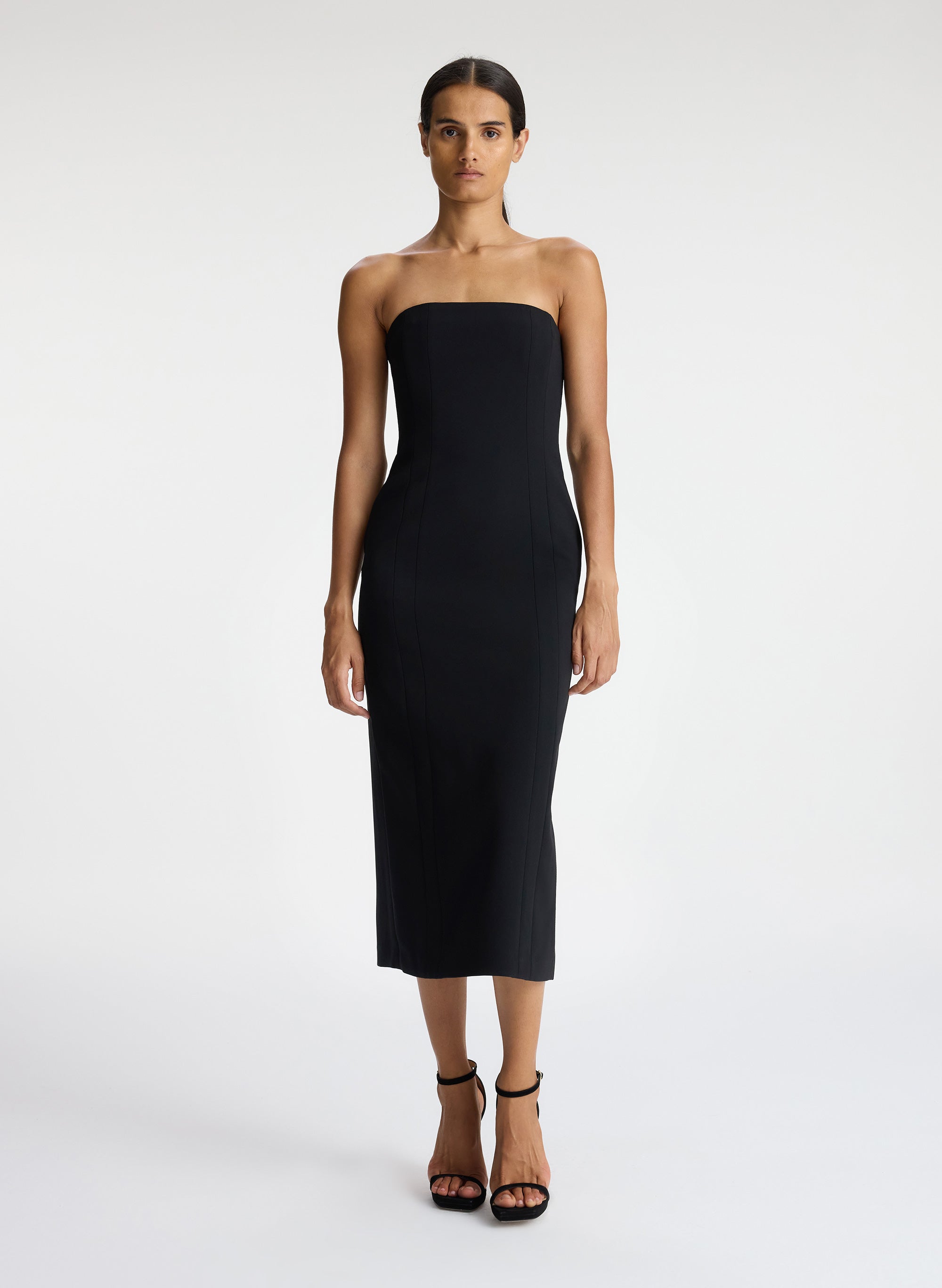 A.L.C. Elizabeth Strapless Midi Dress | ALCltd.com