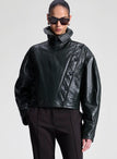Eli Glossy Leather Jacket