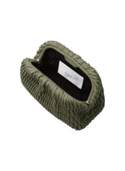 image of green clutch bag