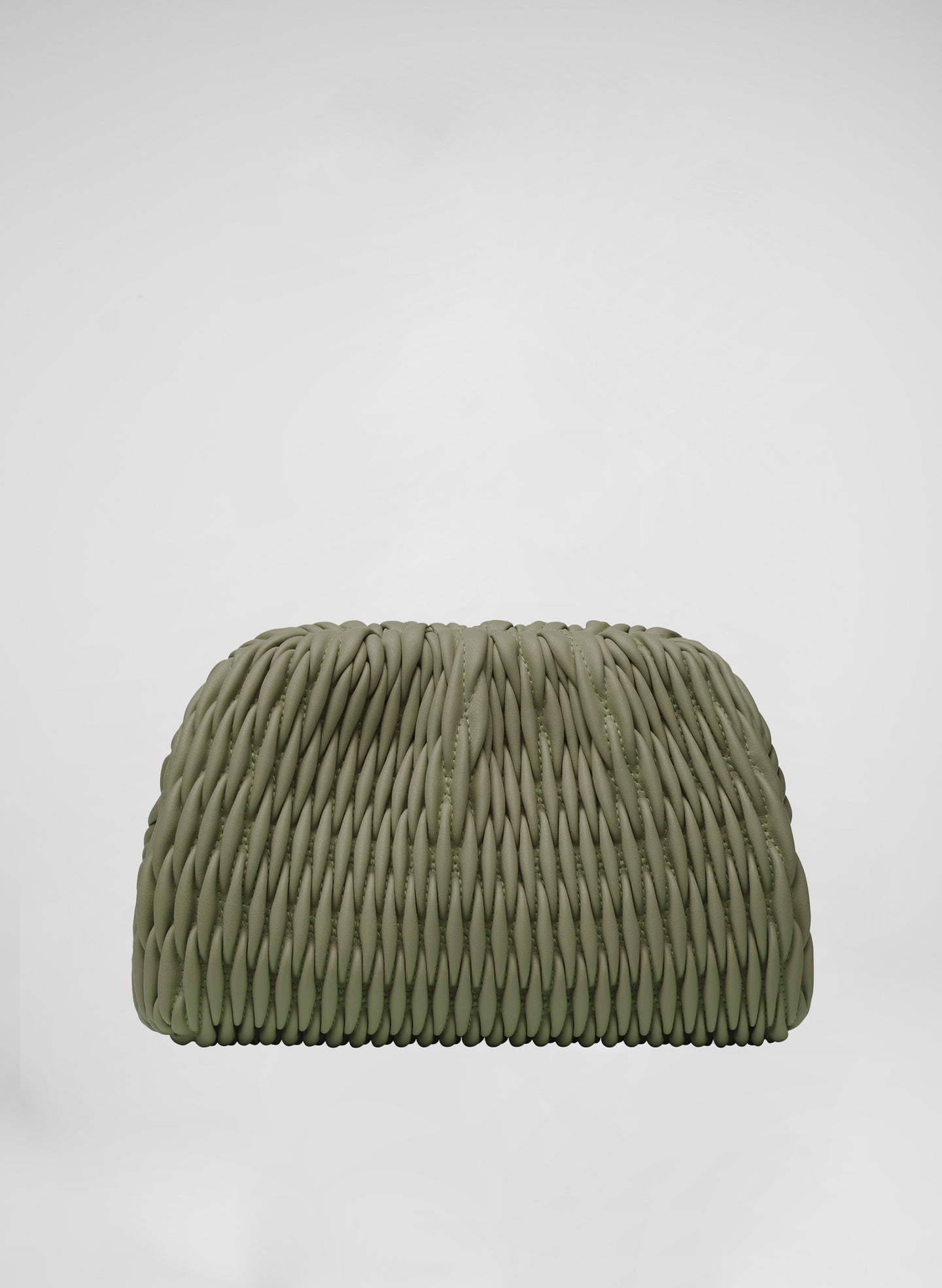 image of green clutch bag