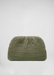 image of green clutch bag