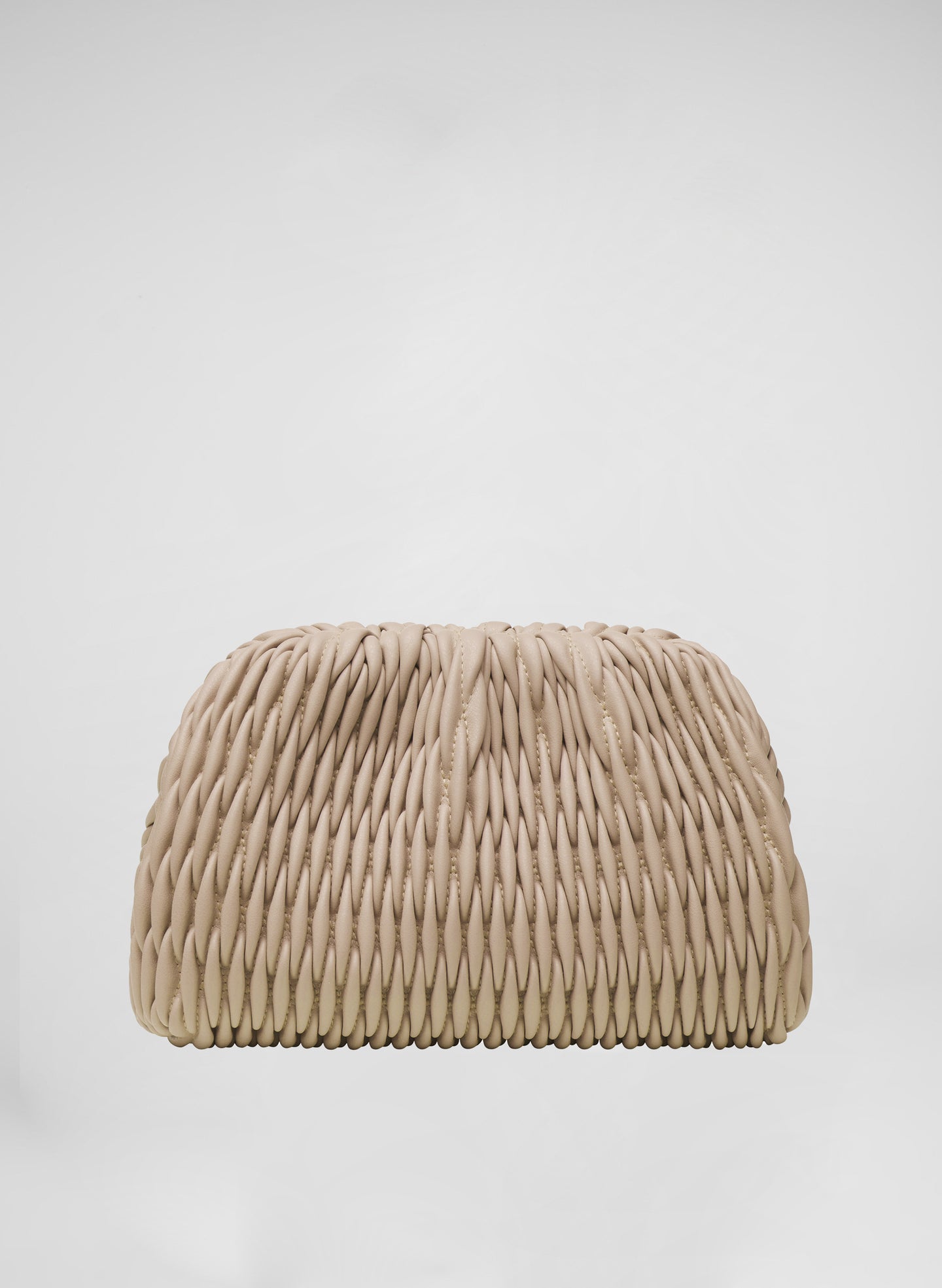 image of beige clutch bag