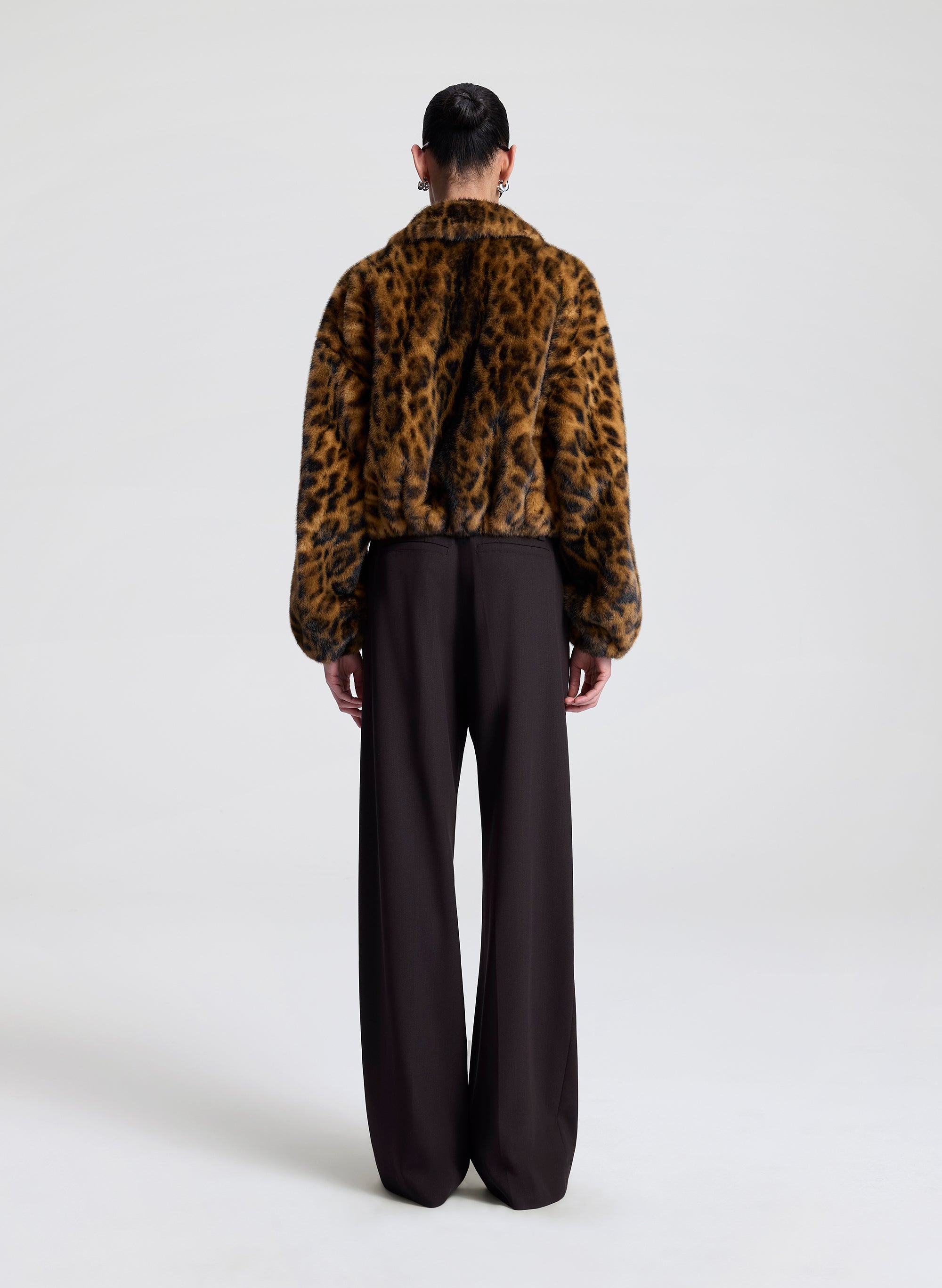 Esme Leopard Faux Fur Jacket | ALC LTD