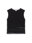 Esme Crochet Fringe Top
