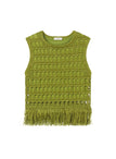 Esme Crochet Fringe Top