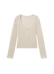 Estelle Silk Cotton Knit Top