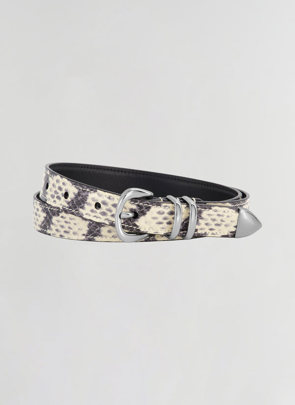 Ethan Snakeskin Belt