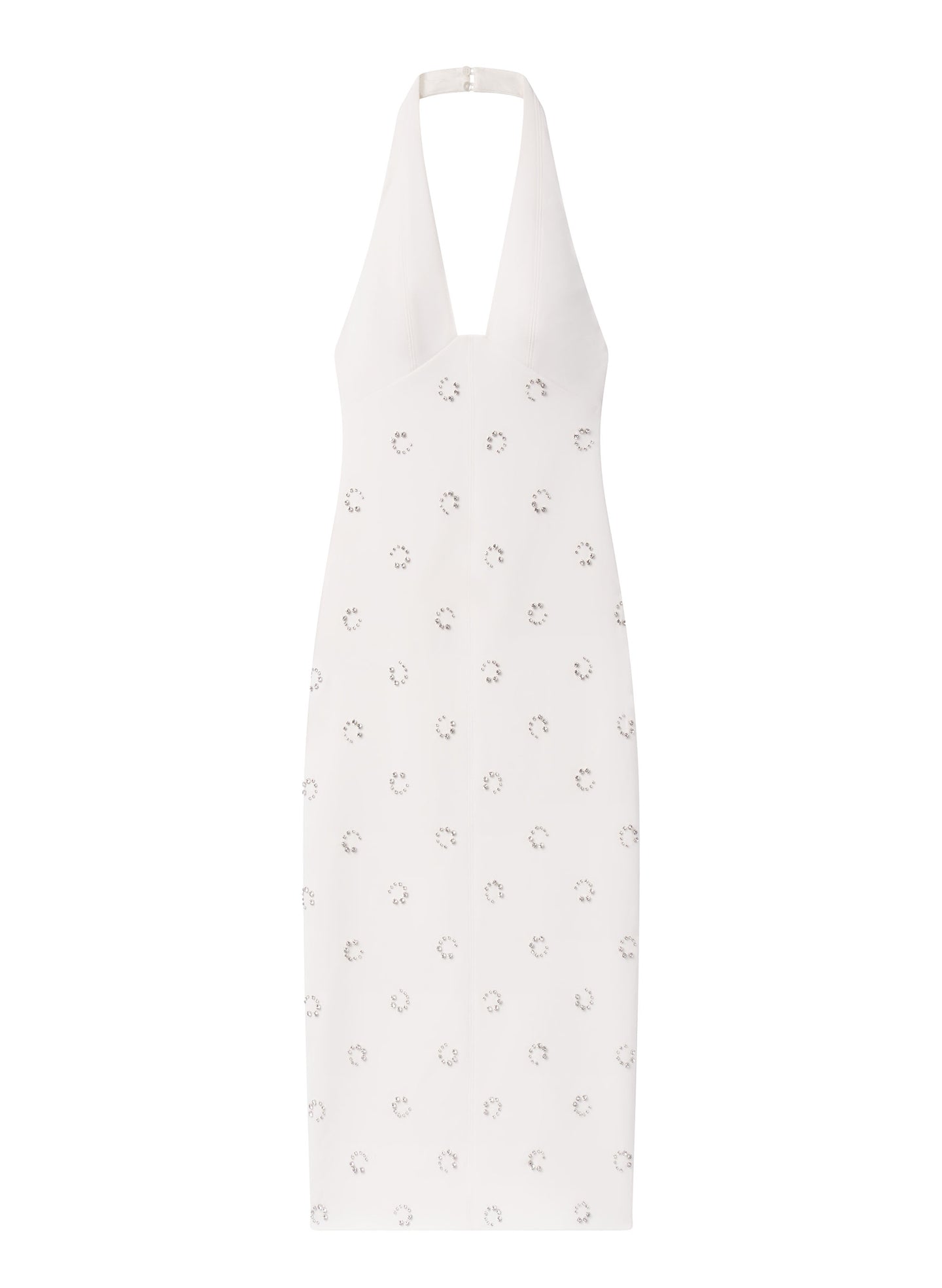 eva midi dress "Eva" Striped Midi Dress (Blue)