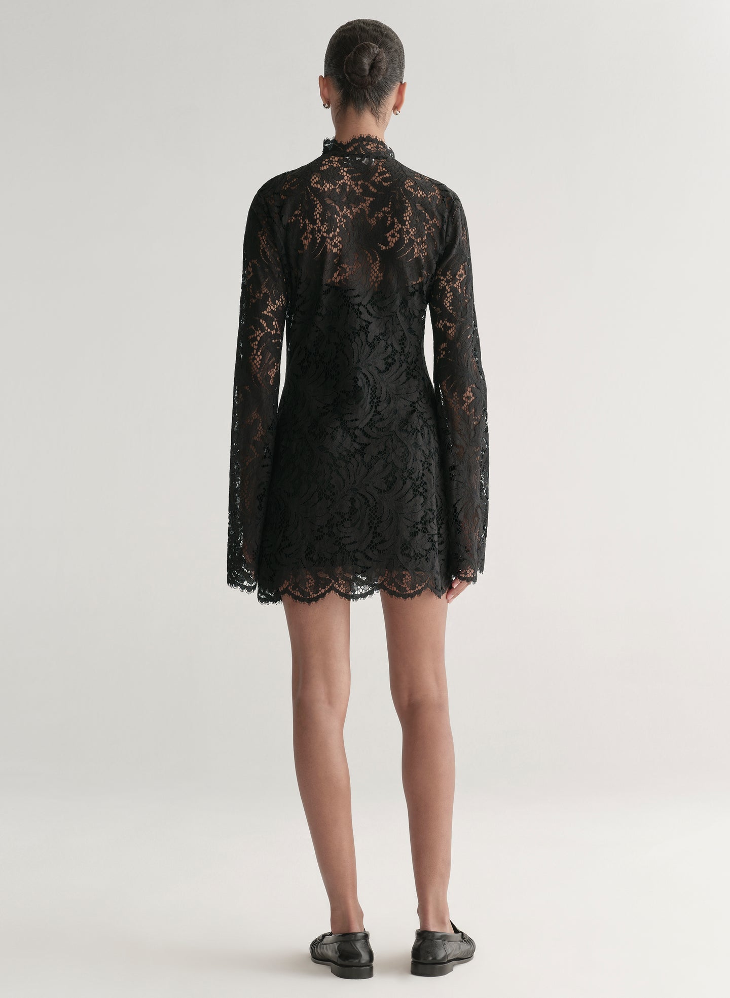 A.L.C. Women's Eden Lace Mini Dress in Black, Size 00 A.L.C. Women's Eden Lace Mini Dress in Black, Size 00
