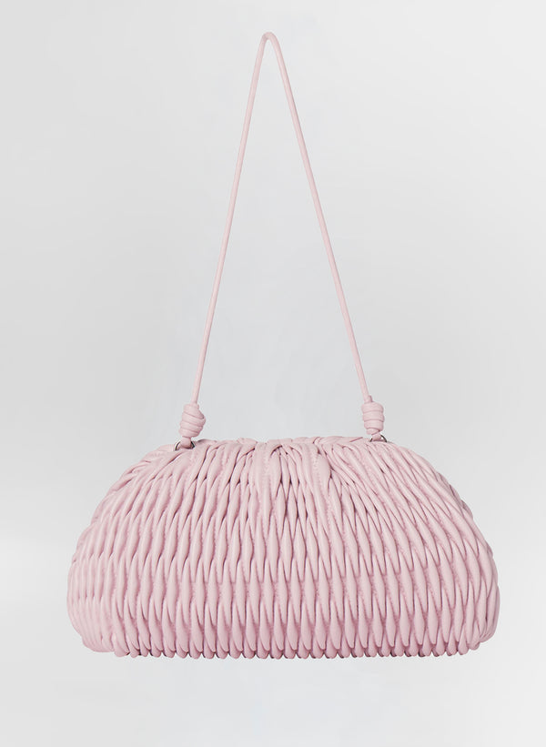 pink handbag