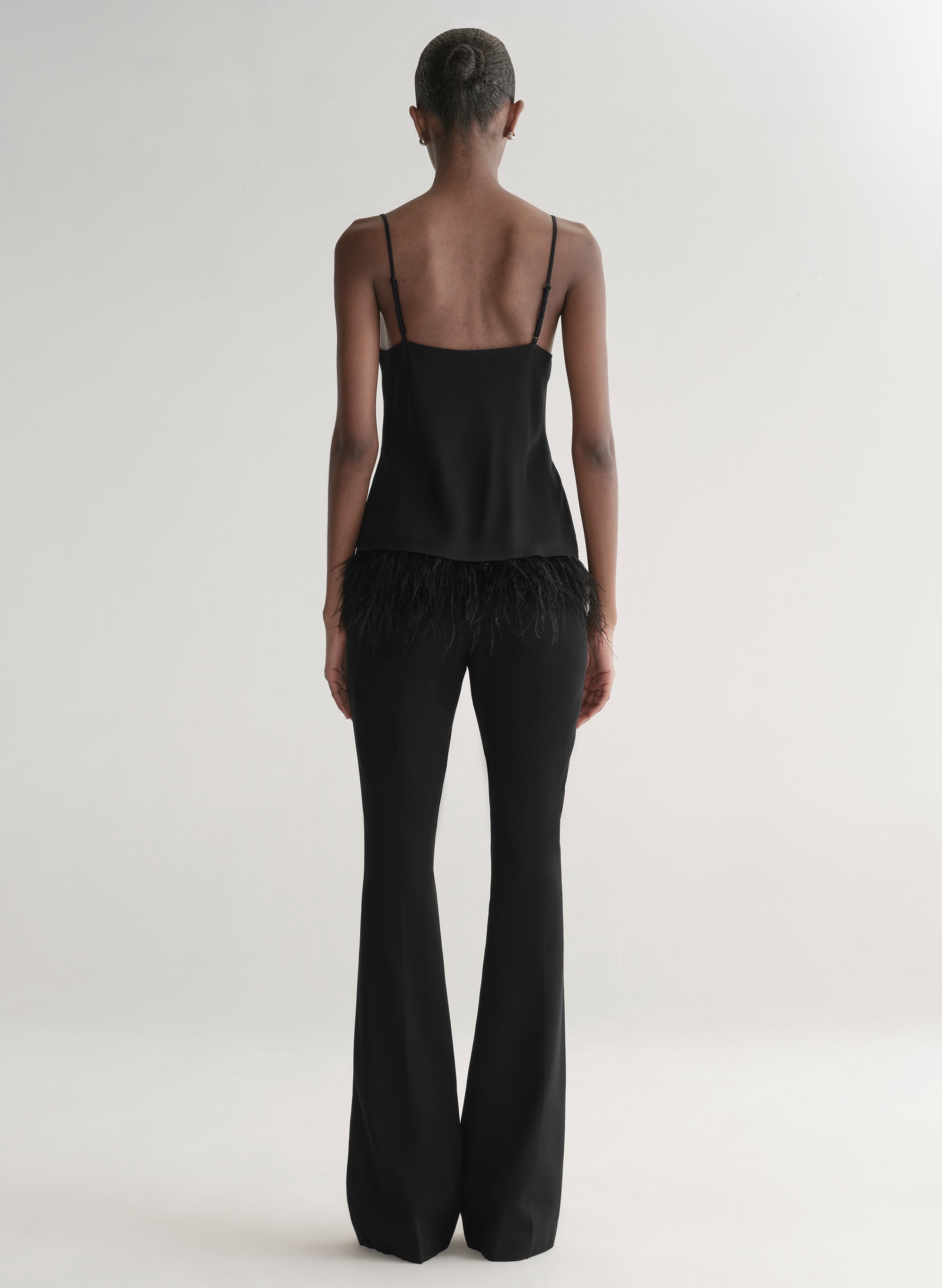 Eliza Feather Trimmed Camisole Top | ALC LTD