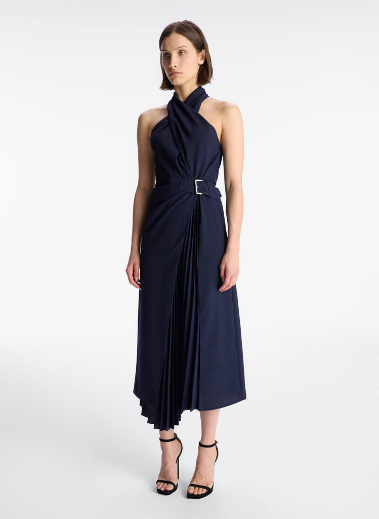 A.L.C. Fiona Pleated Midi Dress | ALCltd.com