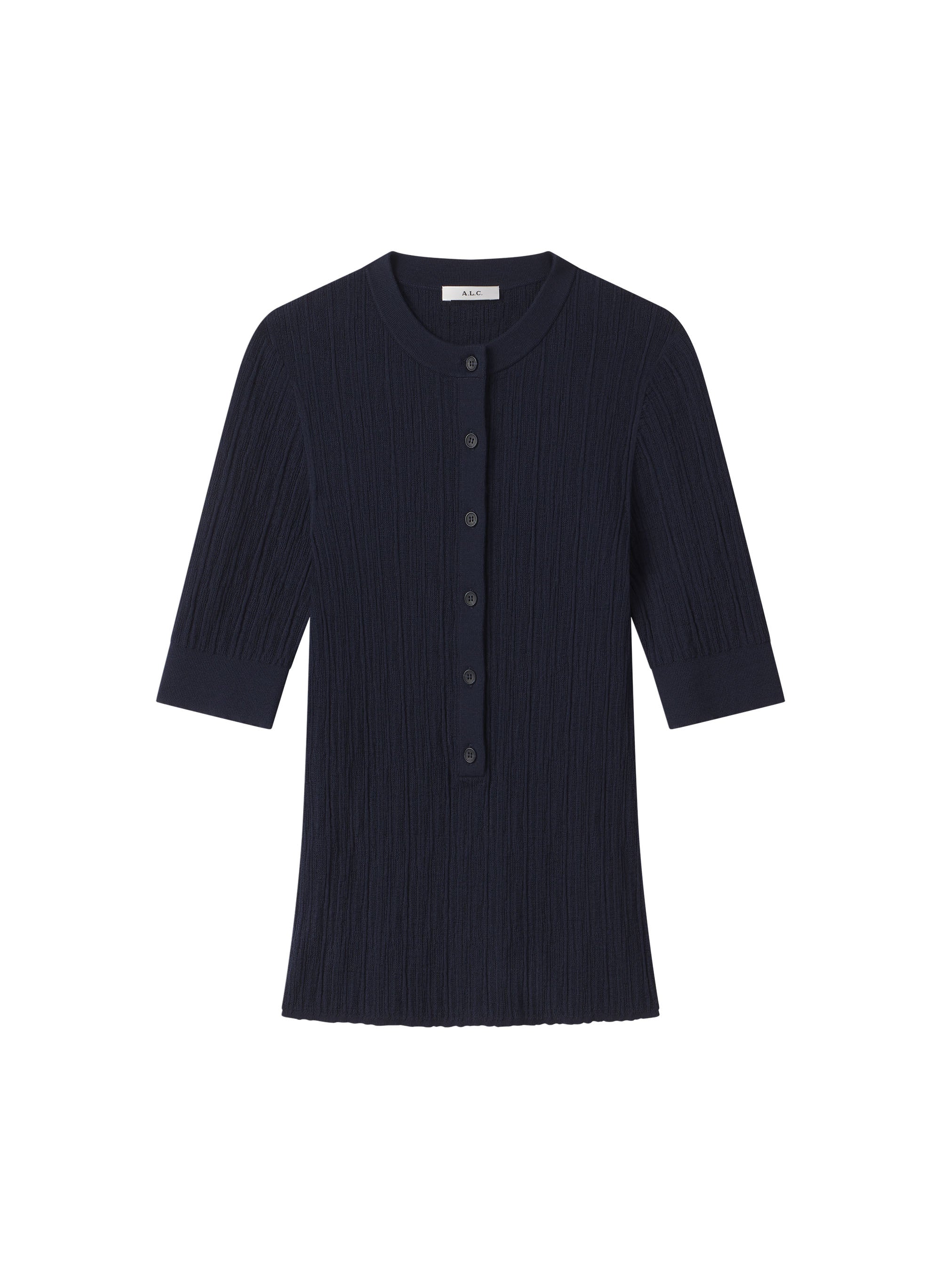 Fisher Fine Cotton Knit Top