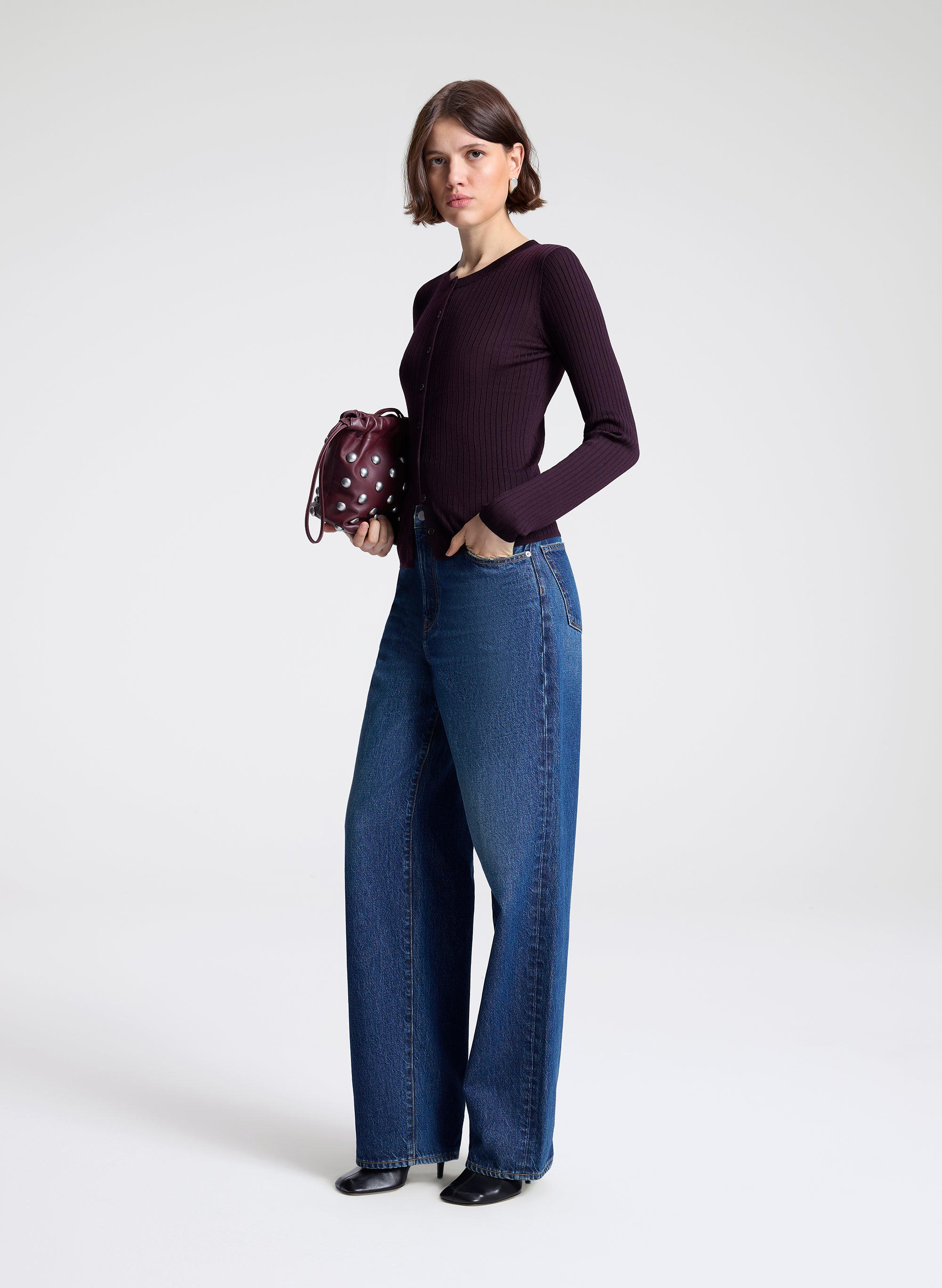 A.L.C. Fisher Fine Merino Knit Cardigan | ALCltd.com