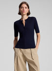 Fisher Fine Cotton Knit Top