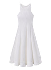 Gemma Stretch Cotton Midi Dress