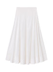 Gemma Stretch Cotton Midi Skirt