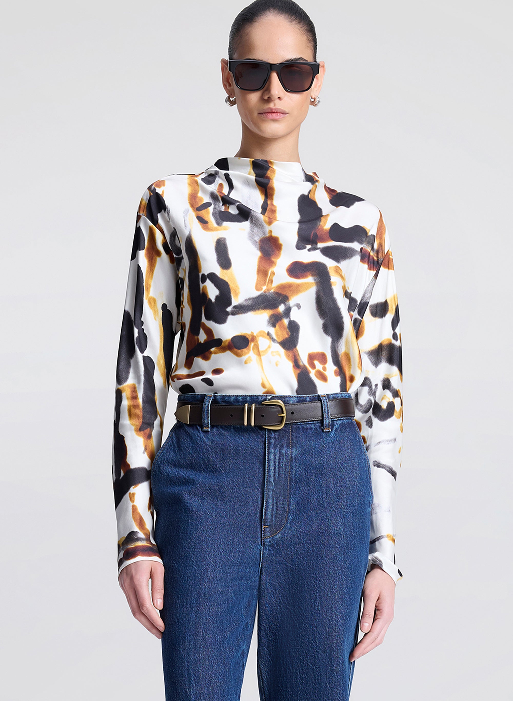 A.L.C. Georgia Satin Top | ALCltd.com