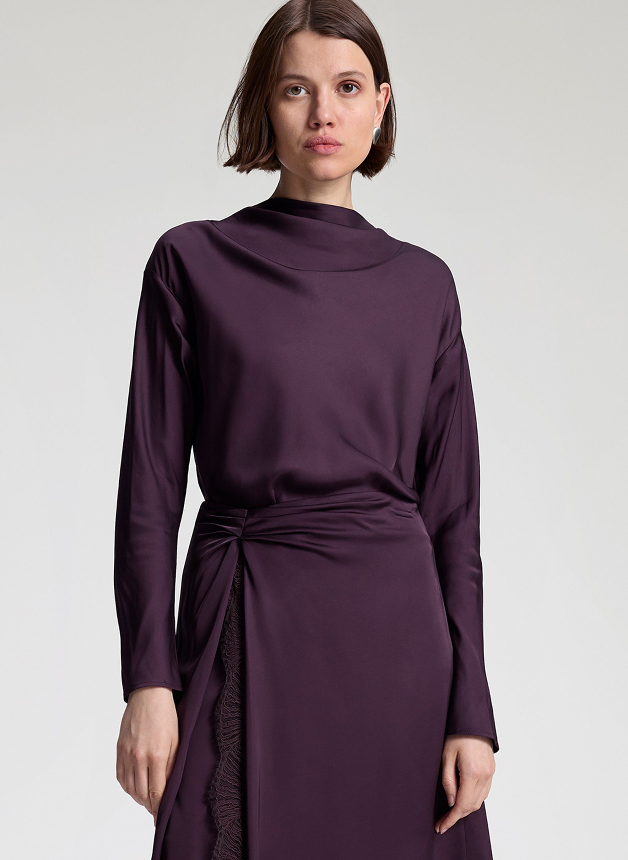 A.L.C. Georgia Satin Top | ALCltd.com