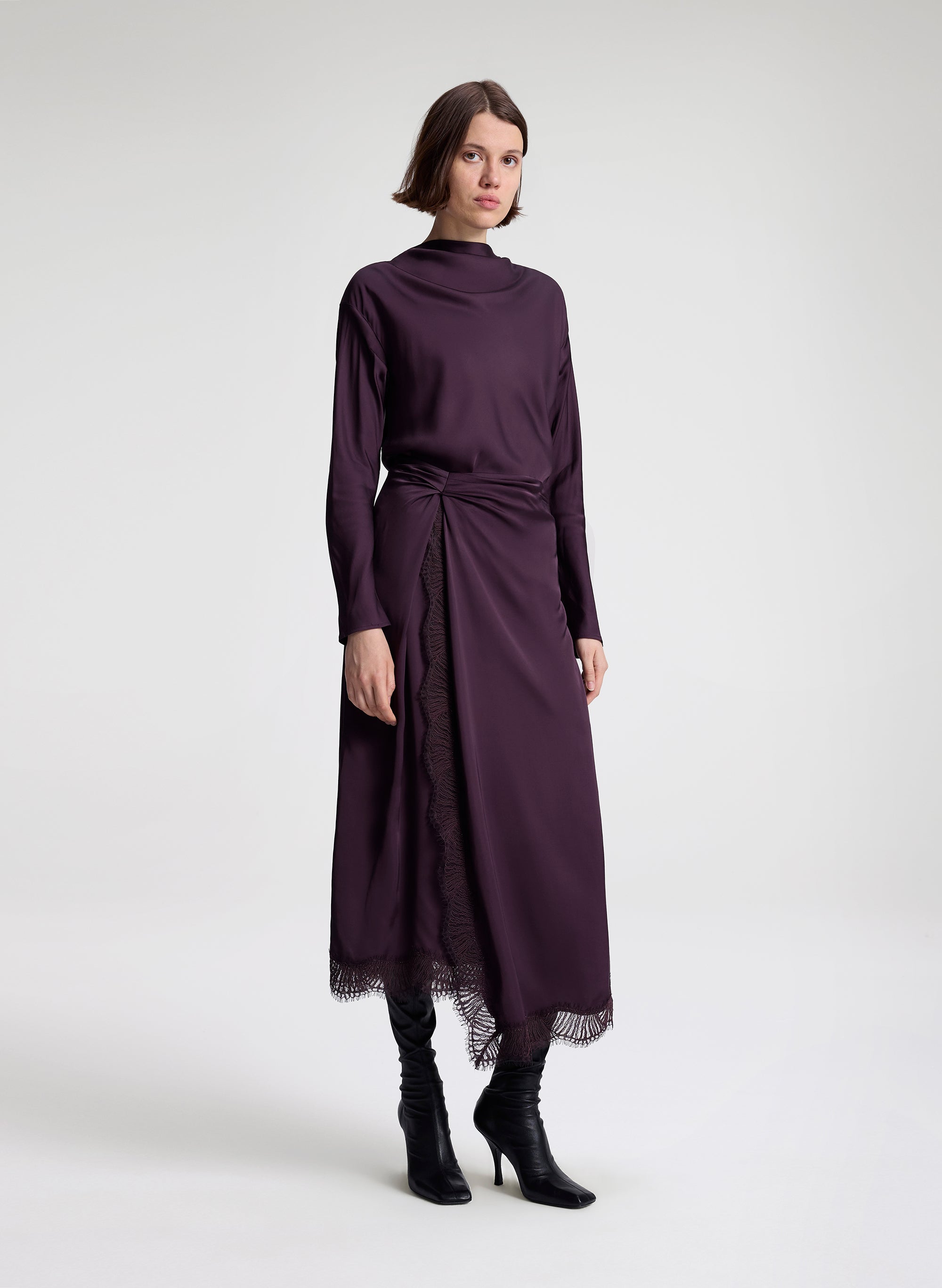 A.L.C. Georgia Satin Top | ALCltd.com