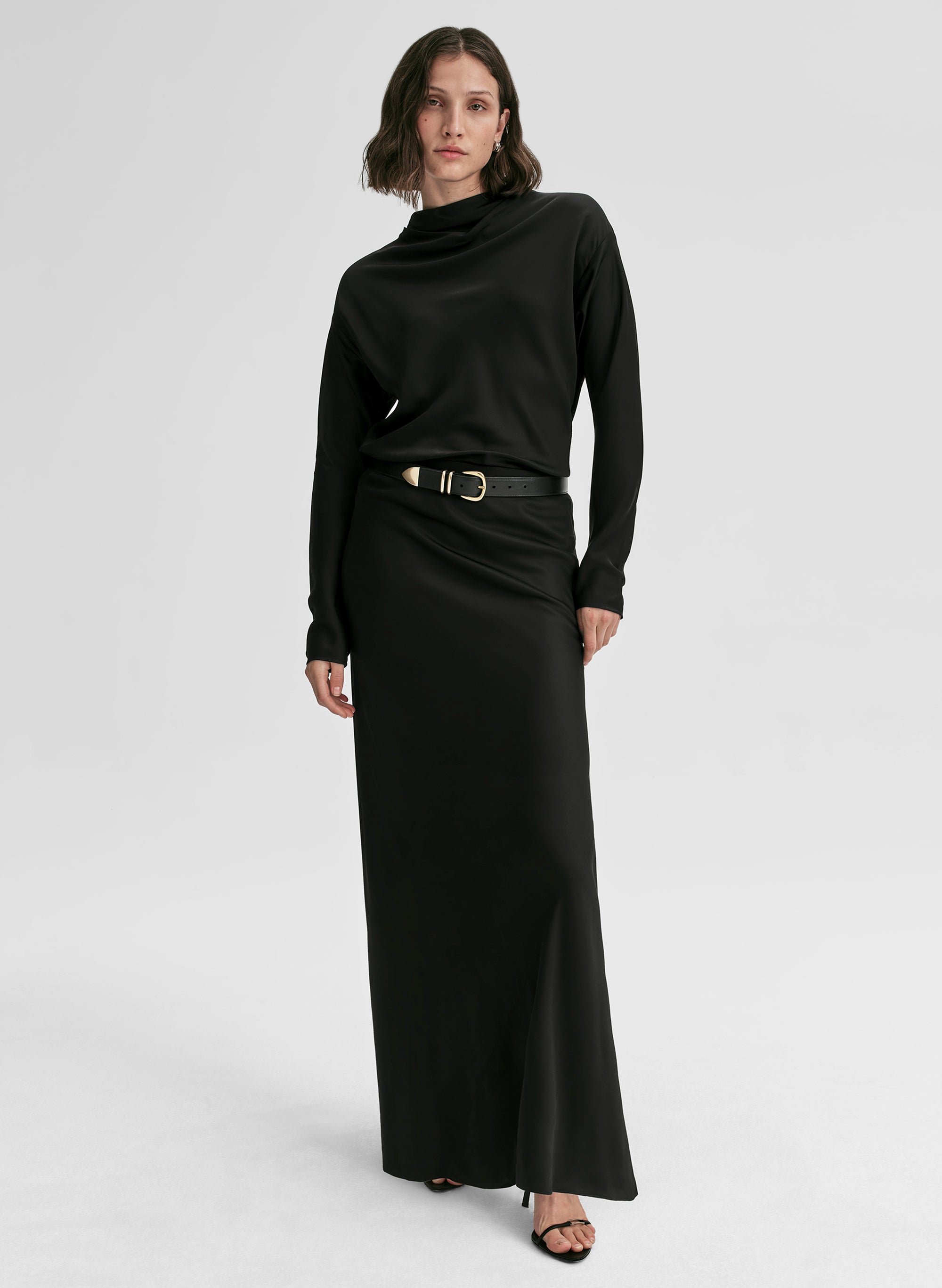 deres Greta / first step skirt （BLACK） deres Greta / first step skirt （BLACK） Greta Pleat Skirt