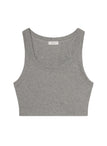 Halsey Cropped Cotton Rib Tank