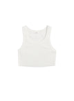 Halsey Cropped Cotton Rib Tank