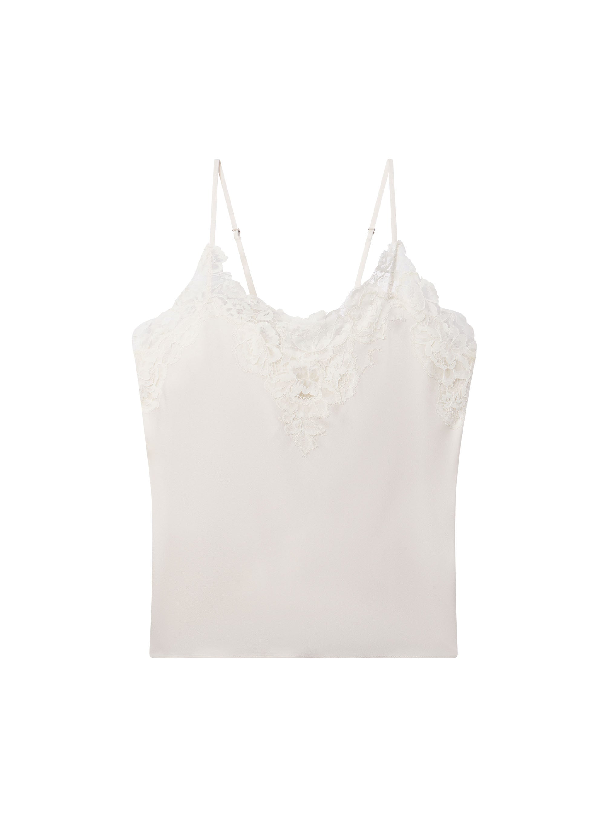 Hana Satin and Lace Camisole Top | ALC LTD