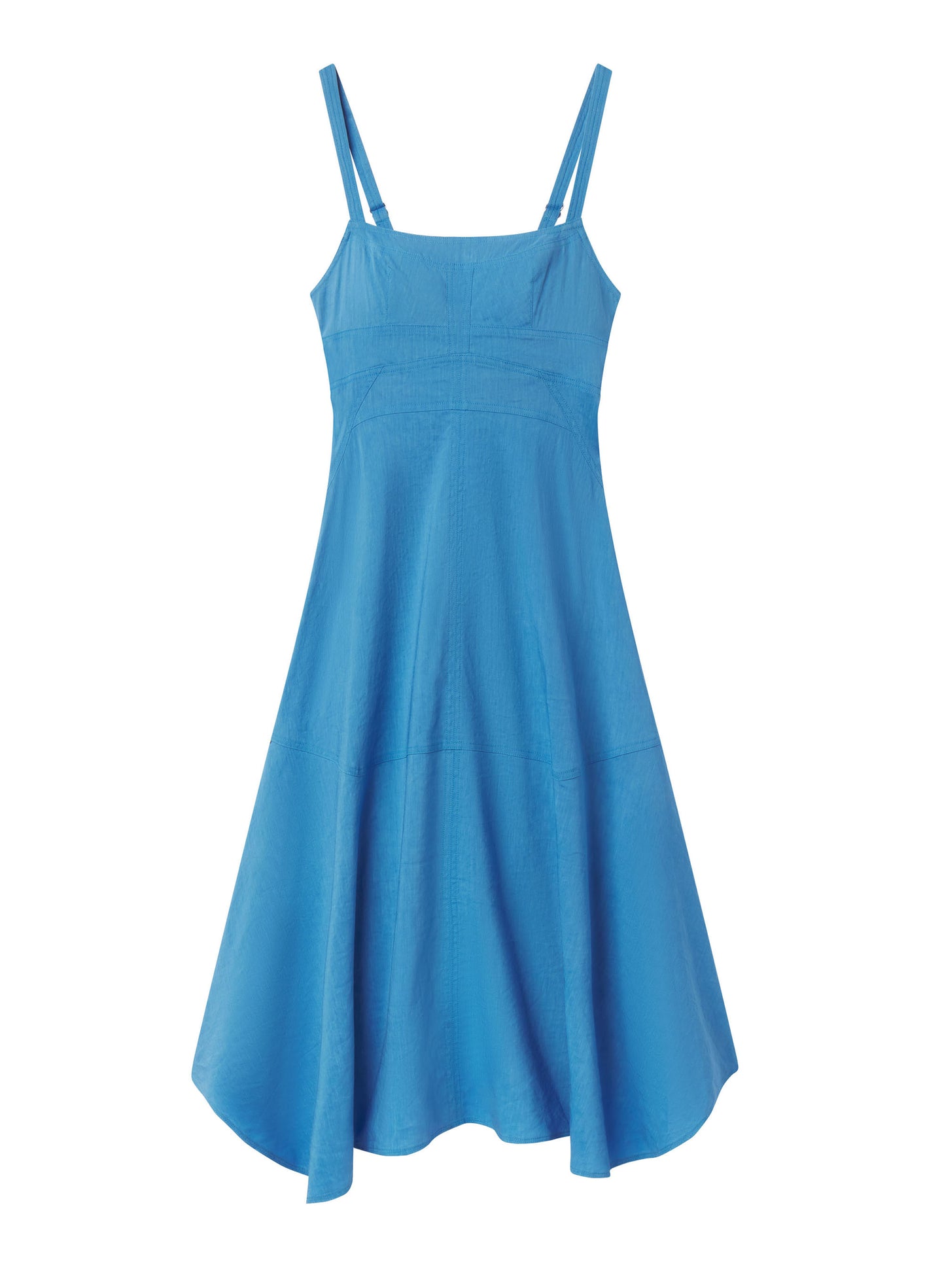 house of harlow blue linen dress NWT HOUSE OF HARLOW 1960 Linen Blend Plunging V-neck Midi Dress Sz S