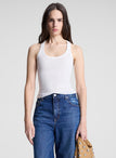 Iris Fine Cotton Knit Tank