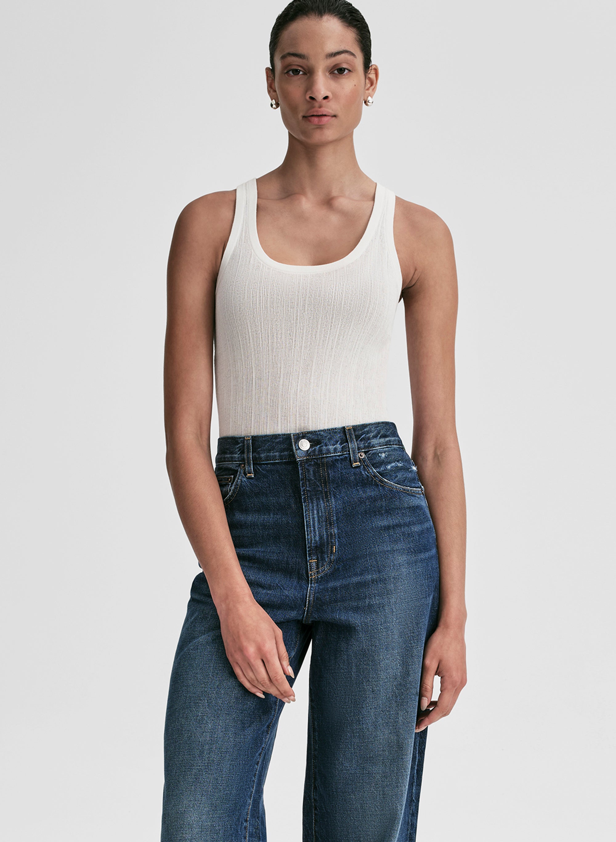 S　IRENE  ICELAND Logo Tank Tops  2セット Irene Pointelle Tank Top – edikted