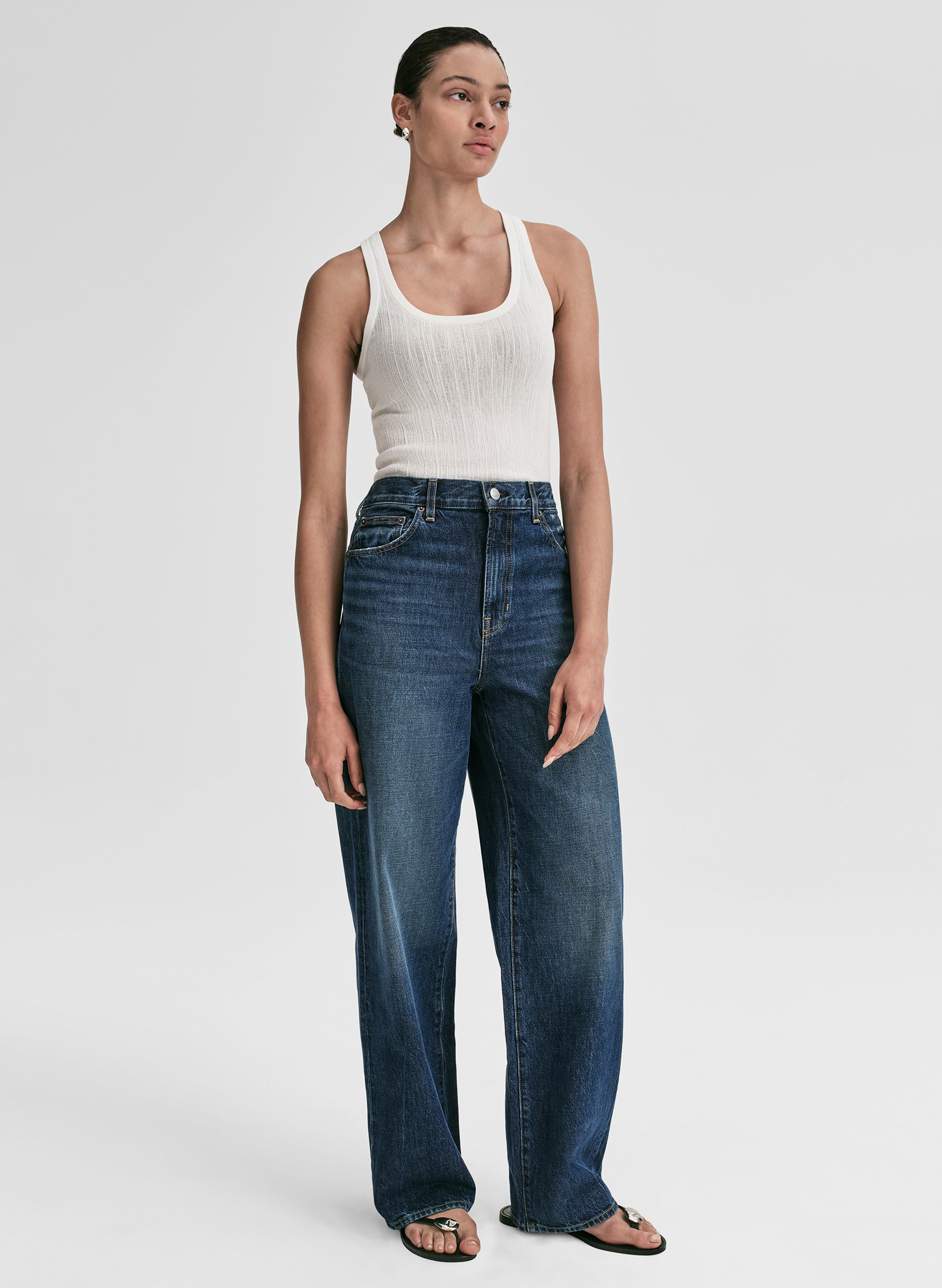 Iris Fine Cotton Knit Tank | ALC LTD