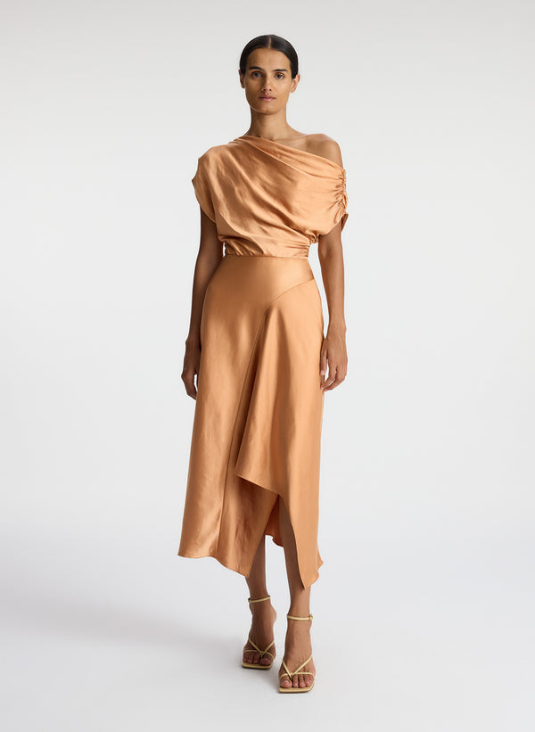 Thistle & Spire Arcana Celestial Lace-Up Midi Dress