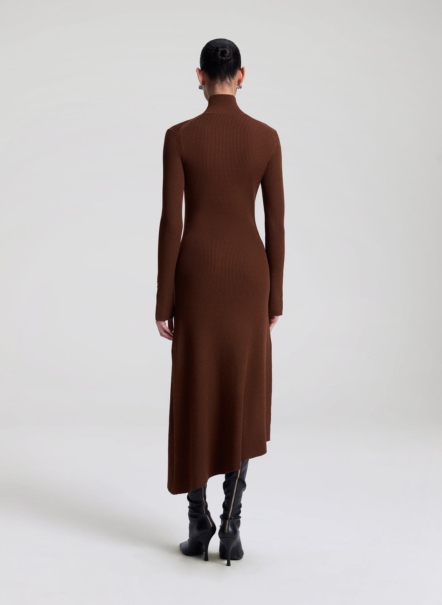 A.L.C. Jett Merino Turtleneck Midi Dress - Brunette A.L.C. Jett Merino Turtleneck Midi Dress - Brunette