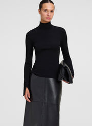 Jett Knit Merino Turtleneck Top