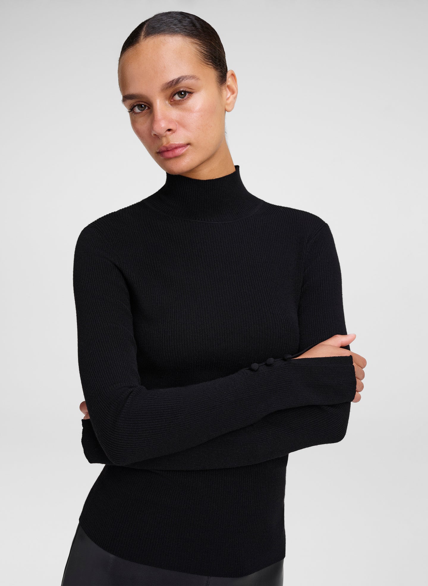 Jett Knit Merino Turtleneck Top