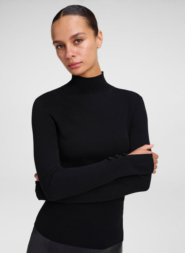 Jett Knit Merino Turtleneck Top