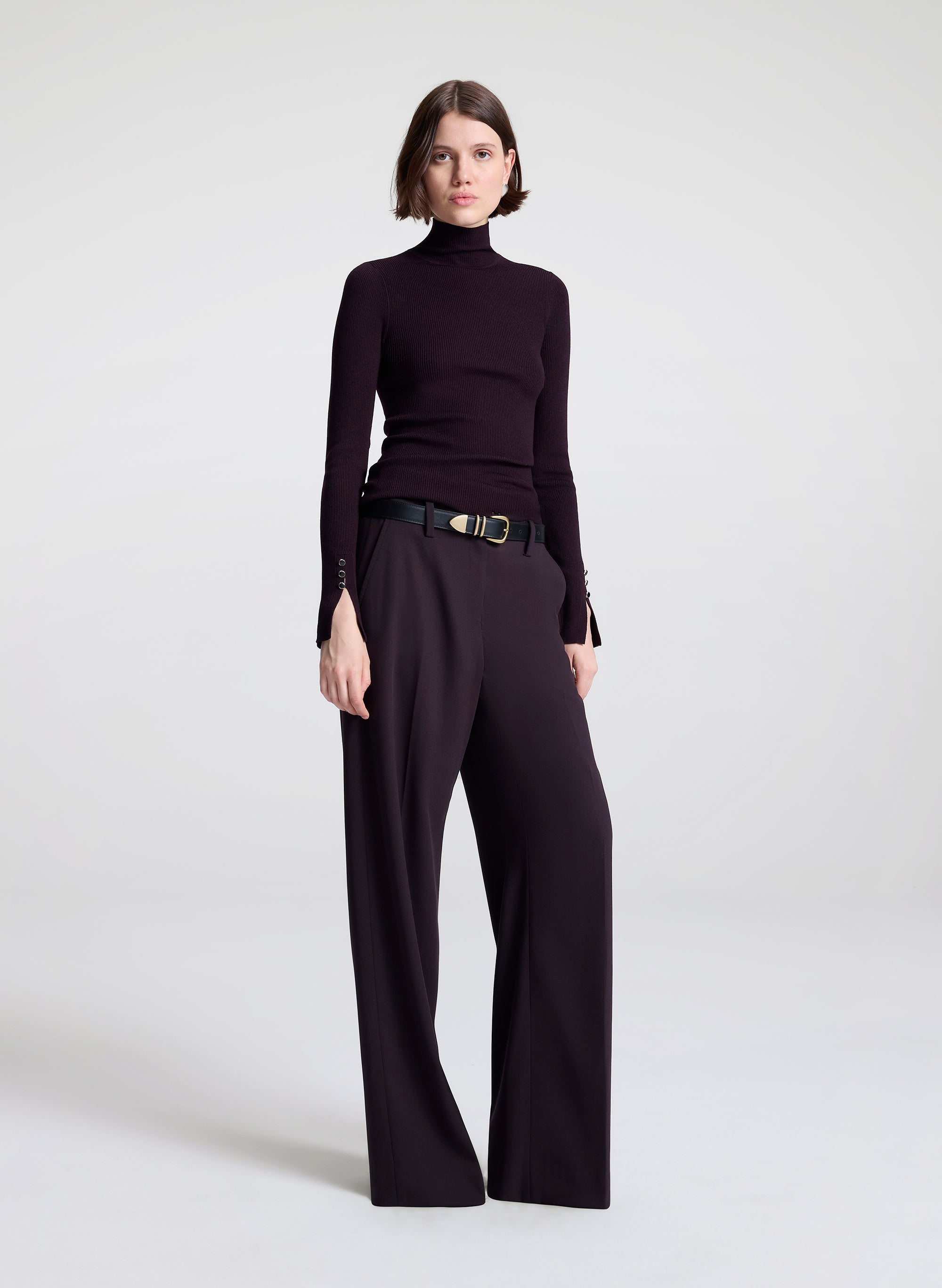 Jett Knit Merino Turtleneck Top | ALC LTD