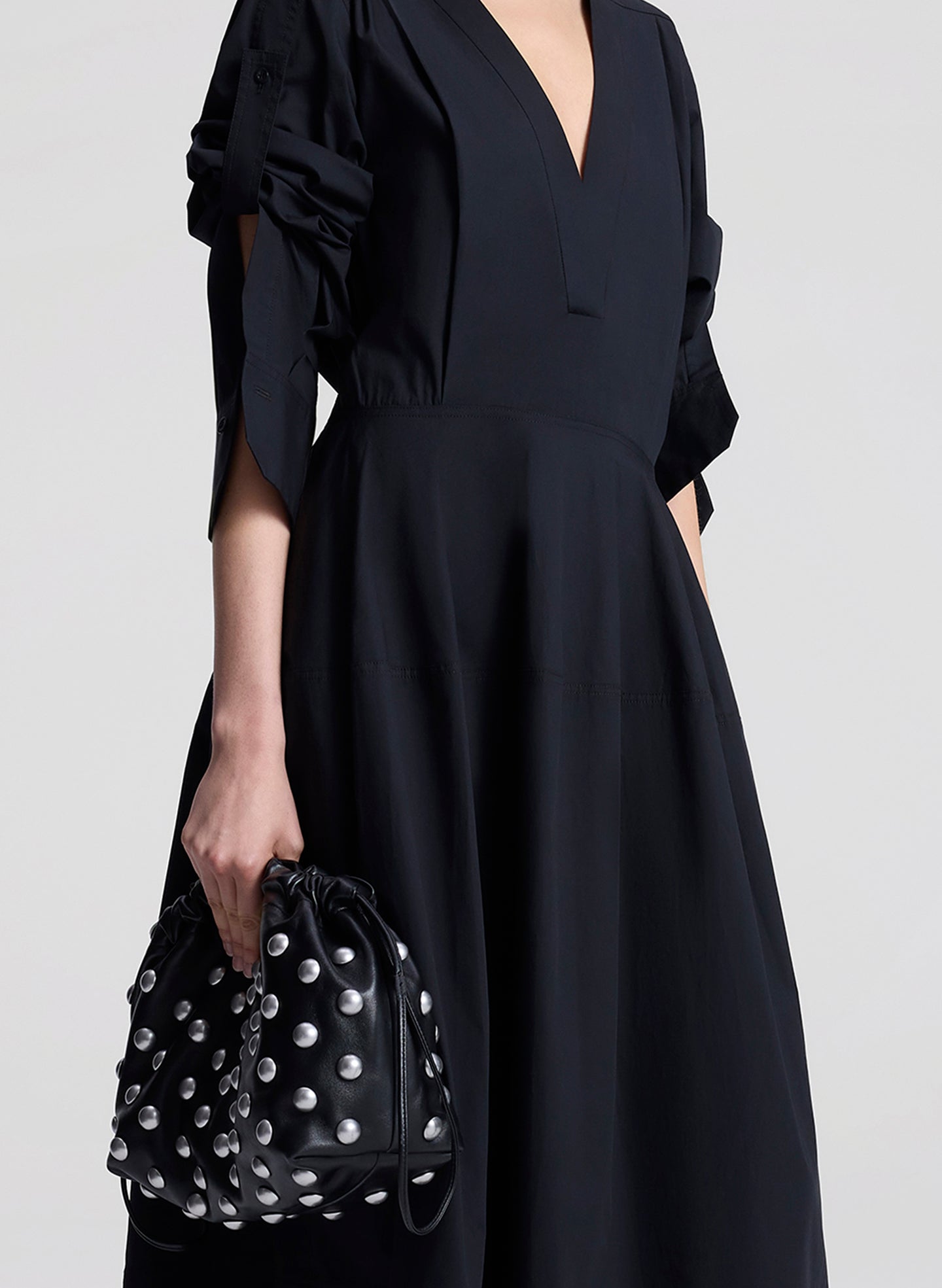 Jordan Stretch Cotton Midi Dress