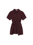 Julie Cotton Mini Shirtdress