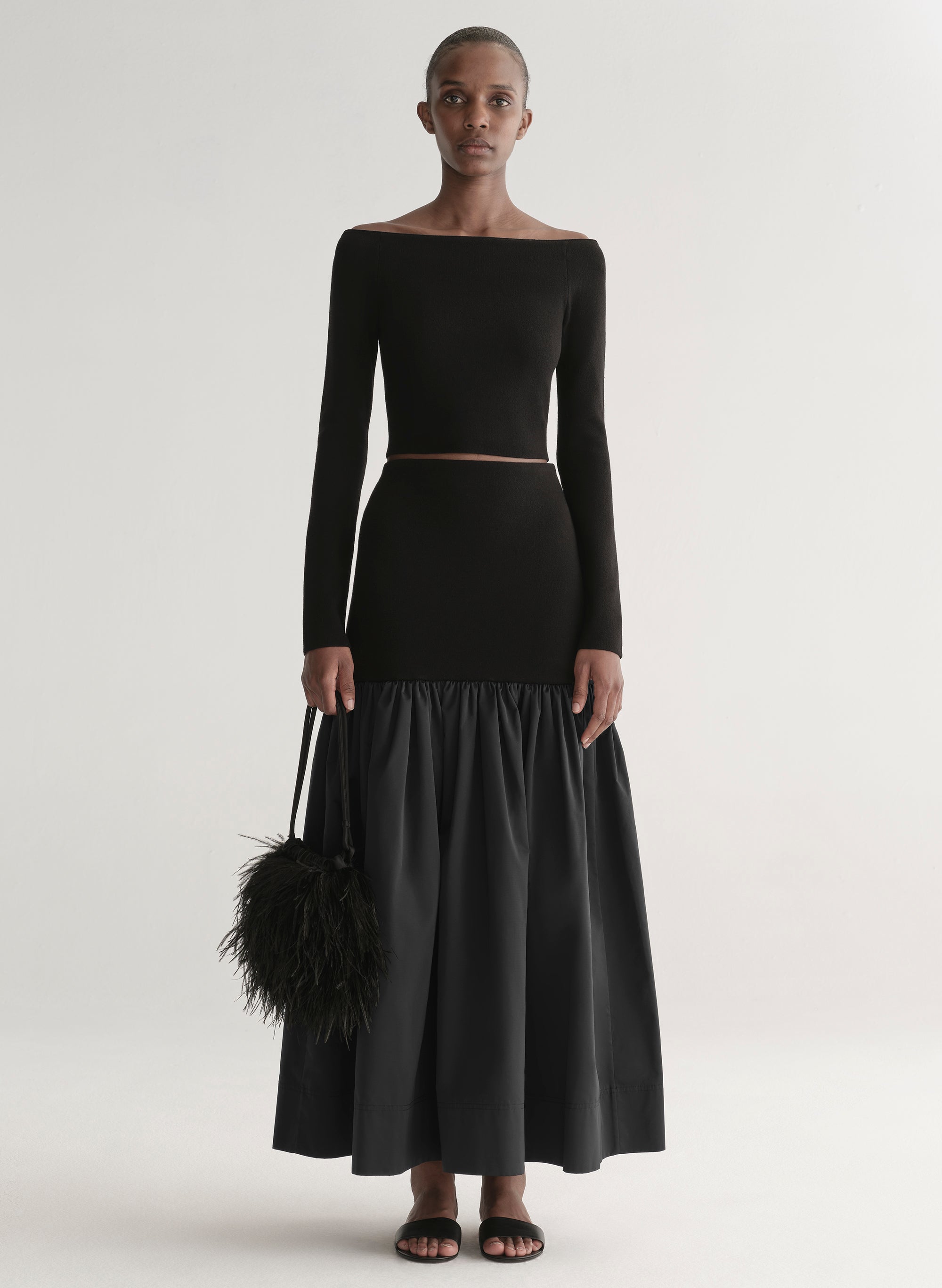 Jo Merino Off Shoulder Knit Top | ALC LTD