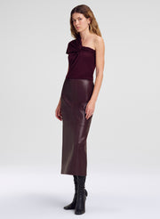 Kaylee Fine Merino One Shoulder Top