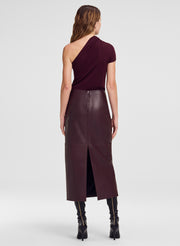 Kaylee Fine Merino One Shoulder Top