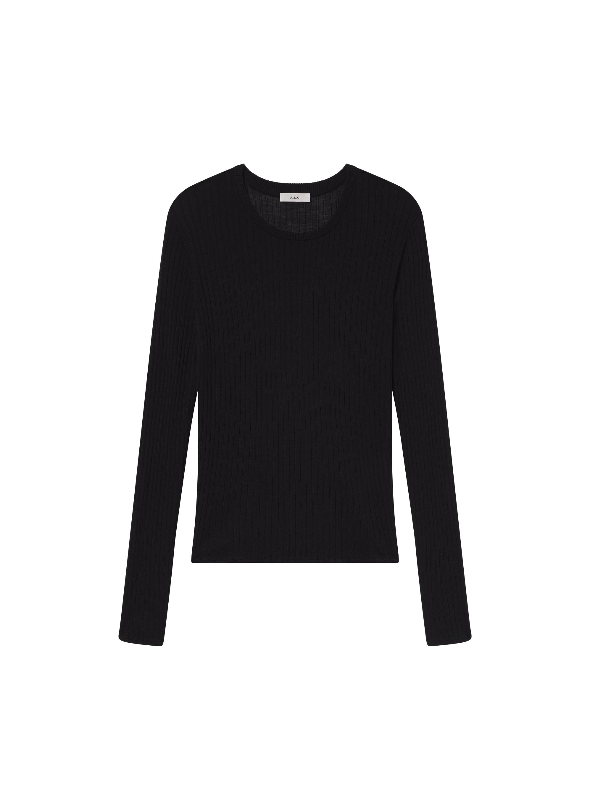 Kyle Ribbed Merino Top | ALC LTD